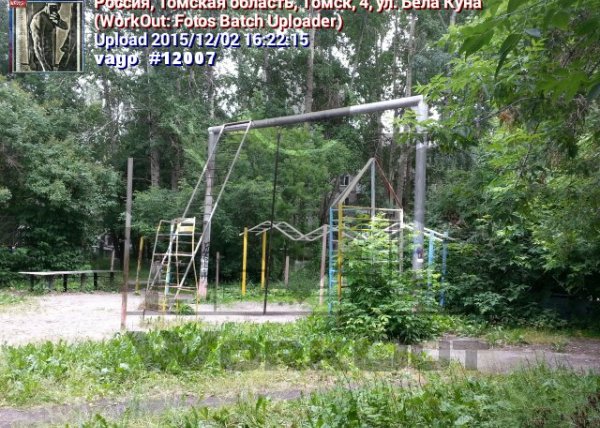 Площадка для воркаута в городе Томск №4640 Маленькая Советская фото